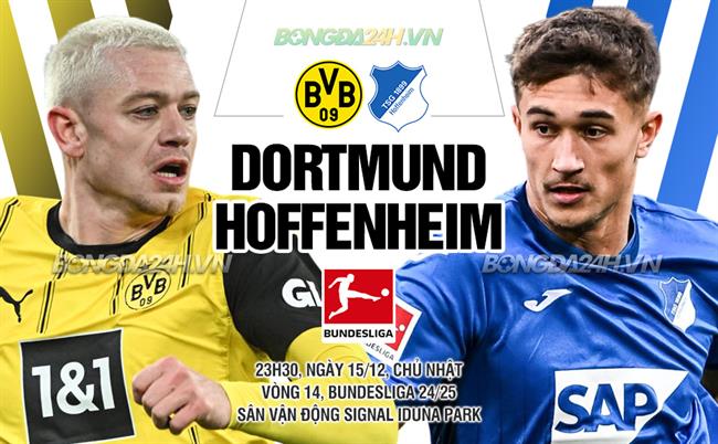 Nhận định Dortmund vs Hoffenheim (23h30 ngày 1512) Trở lại mạch thắng 2