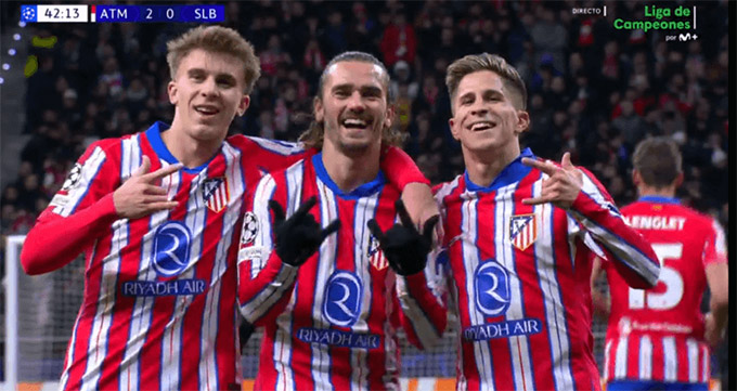 Griezmann giúp phòng thay đồ của Atletico luôn bình yên