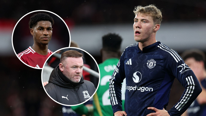 Hojlund đã phá kỷ lục của Rashford và Rooney