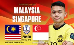 Cầm hòa Malaysia, Singapore chờ Việt Nam ở bán kết ASEAN Cup 2024